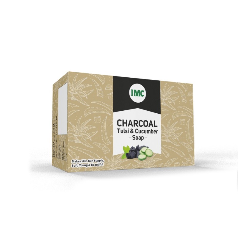 Charcoal Tulsi & Cucumber Soap